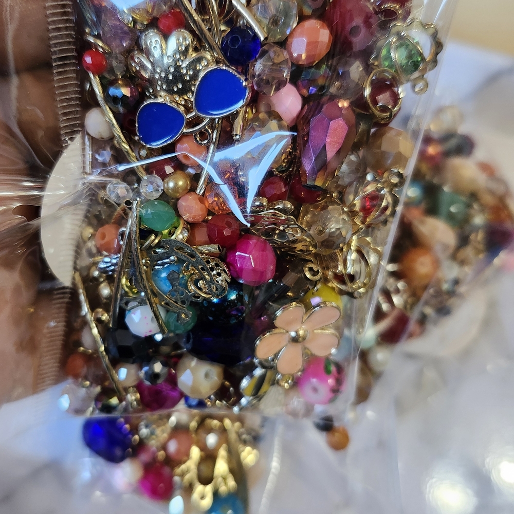Colorful Bead and Charm Mix 4 Oz Bag